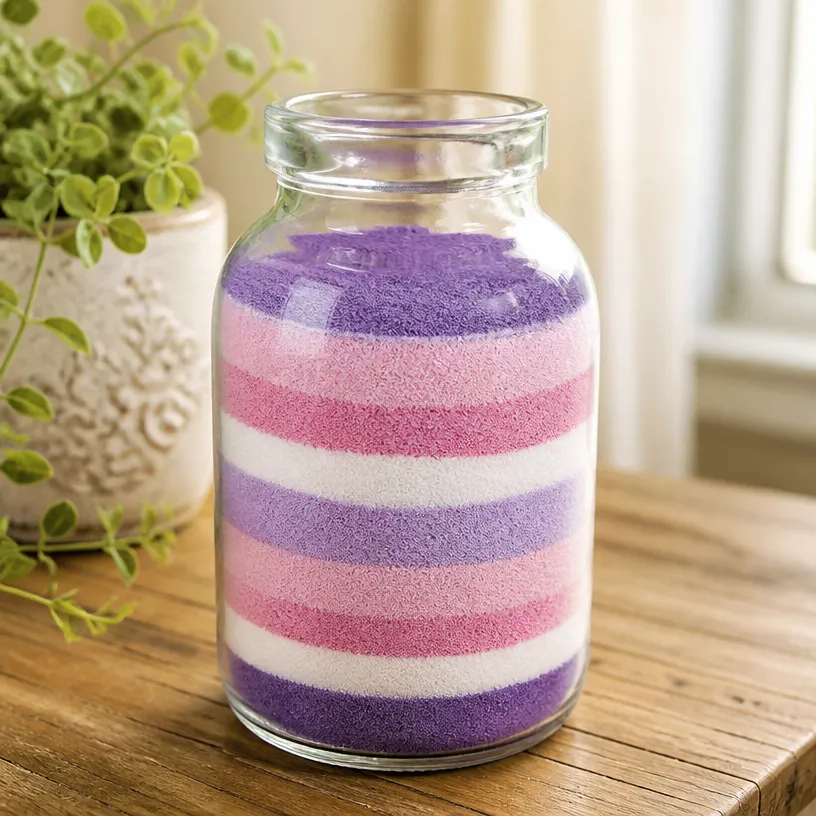 DIY Gradient Sand Art Jar Tutorial