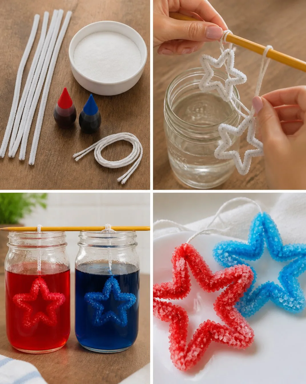 American Crystal Star Ornament
