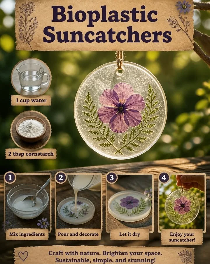 Bioplastic Suncatchers In Soft Light 17 Bioplastic Suncatchers