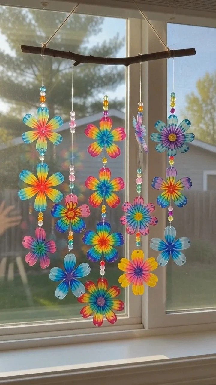 Creative Bottle Window Art: Easy Upcycled Decor 18 DIY Bottle Window Art
