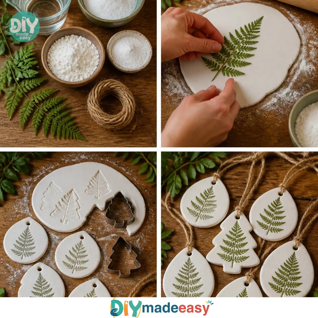 DIY Cornstarch Leaf Ornaments: Step-by-Step Guide