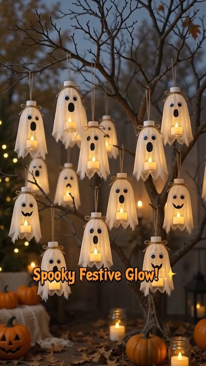 DIY Halloween Glass Bottle Lanterns 17 Halloween Glass Bottle Lanterns DIY