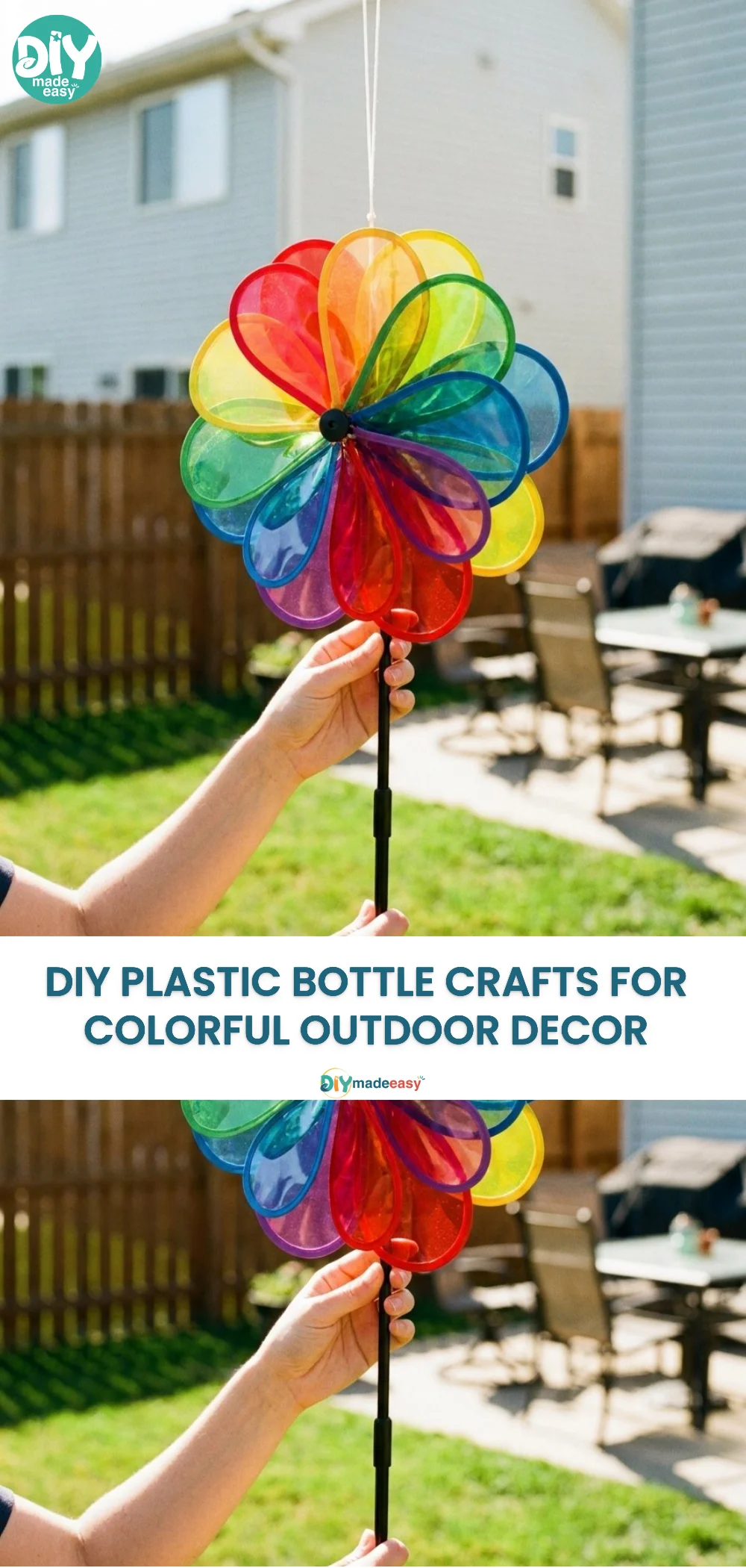 DIY Plastic Bottle Crafts for Colorful Outdoor Decor 20 DIY Plastic Bottle Crafts for Colorful Outdoor Decor