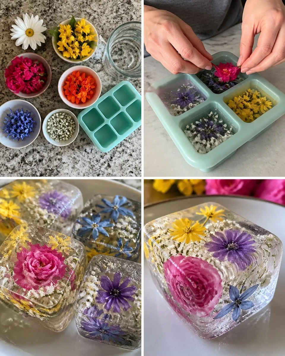 Floral Ice Decorations for Weddings and Events