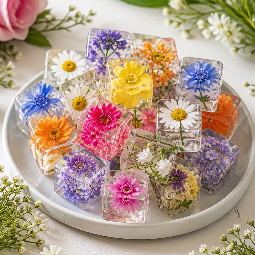 Floral Ice Decorations for Weddings and Events