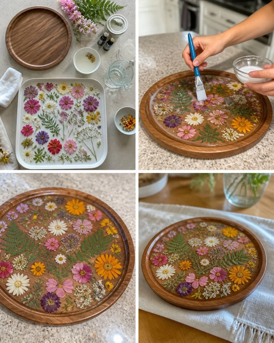 Floral Phone Stand Decor