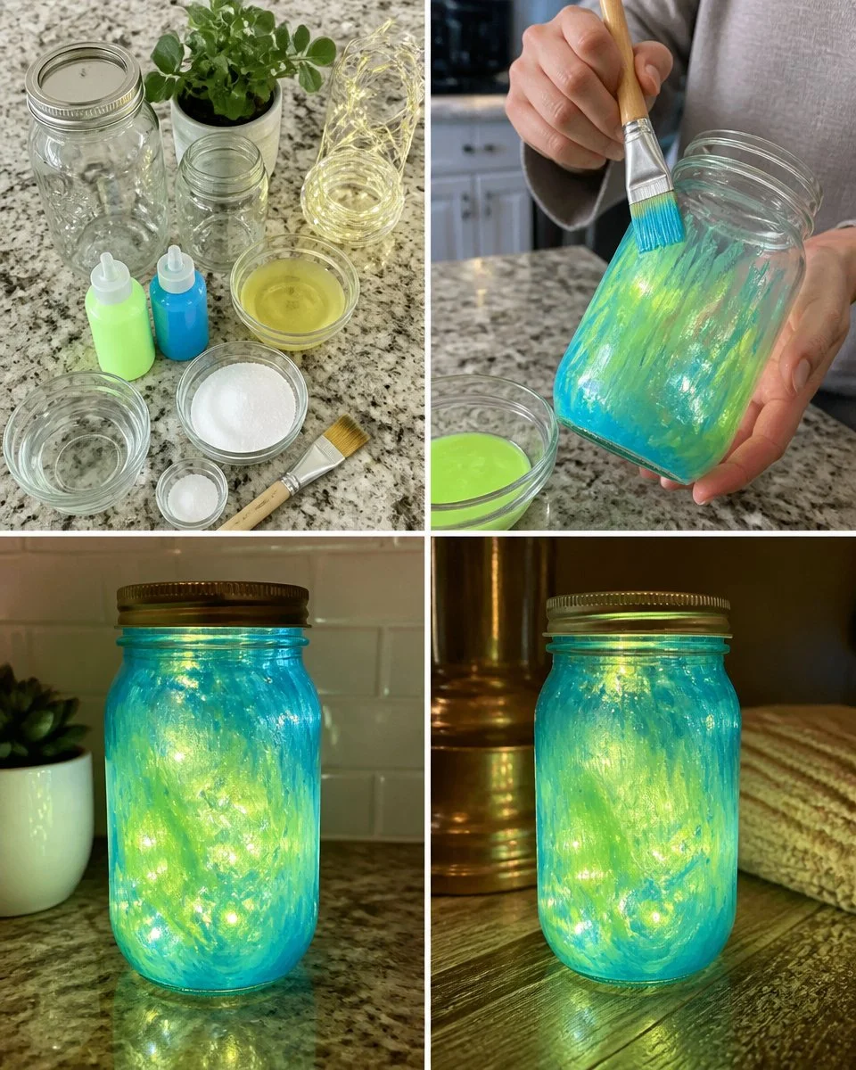 Glow-in-the-Dark Firework Jar 13 Glow-in-the-Dark Firework Jar