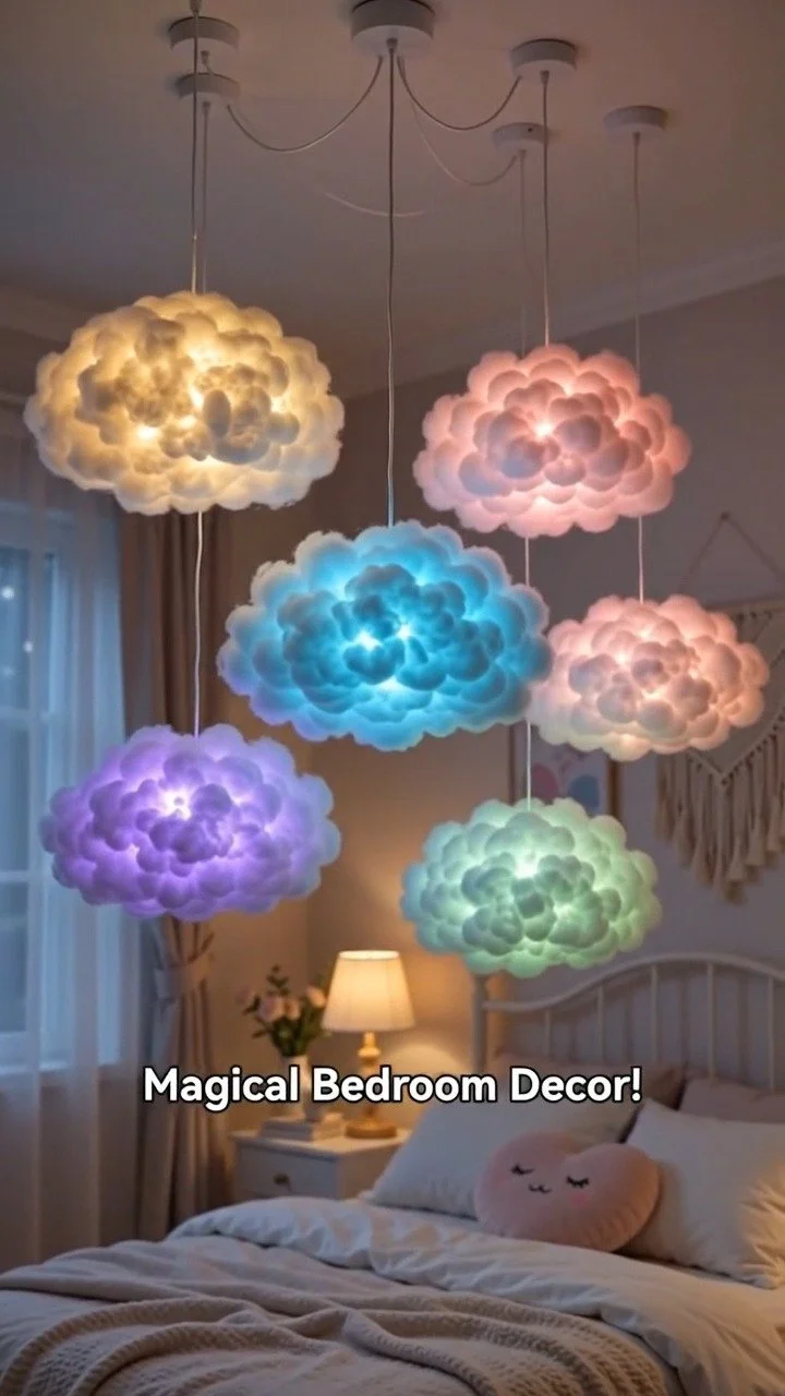 Cozy Handmade Cloud Lamp
