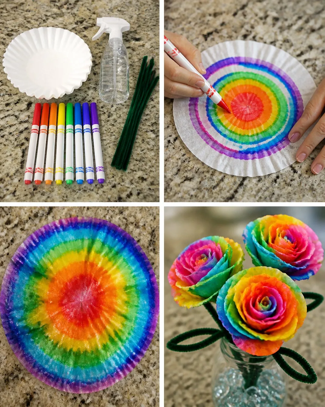 How to Make Rainbow Roses with Coffee Filters: A Step-by-Step Guide 20 DIY Rainbow Roses with Coffee Filters: Step-by-Step Guide