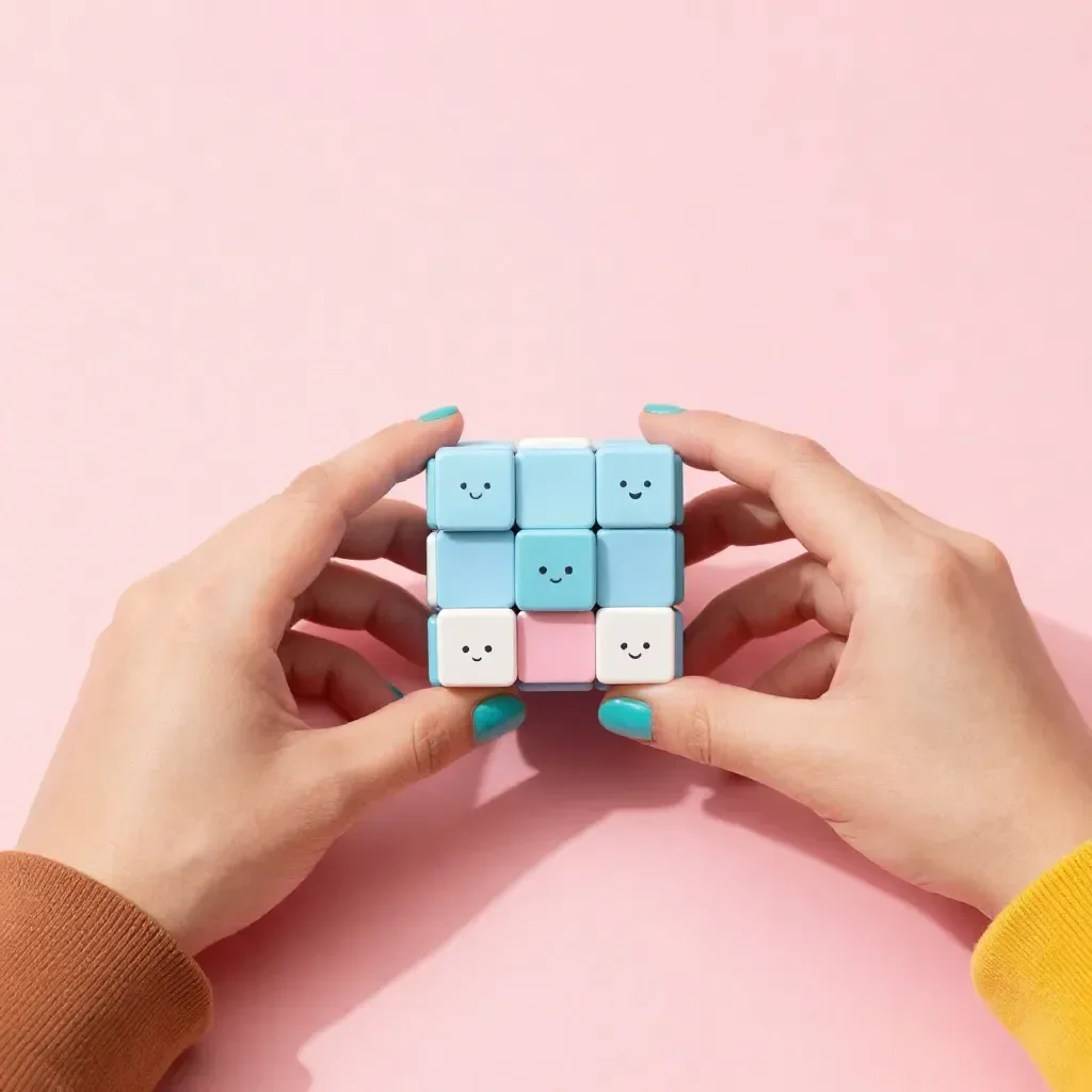 Fidget Toy Cubo Infinito de papel Kawaii - Dany Martines