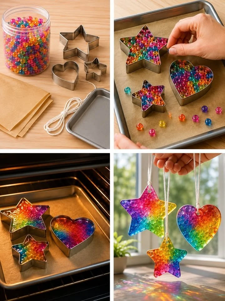 Melting Bead Suncatchers Softly Glow 16 Melting Bead Suncatchers