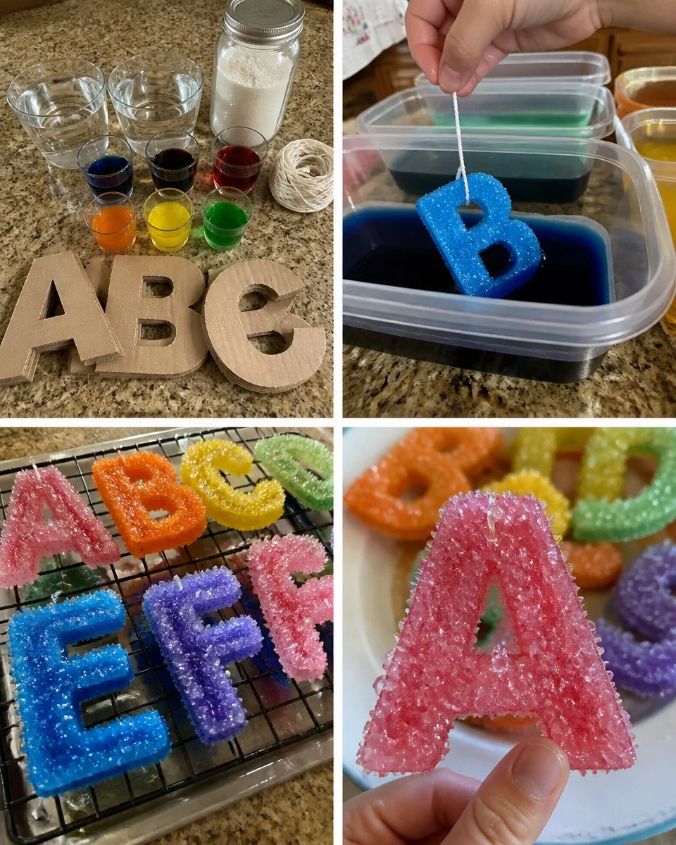 Rainbow Crystal Initial Letters