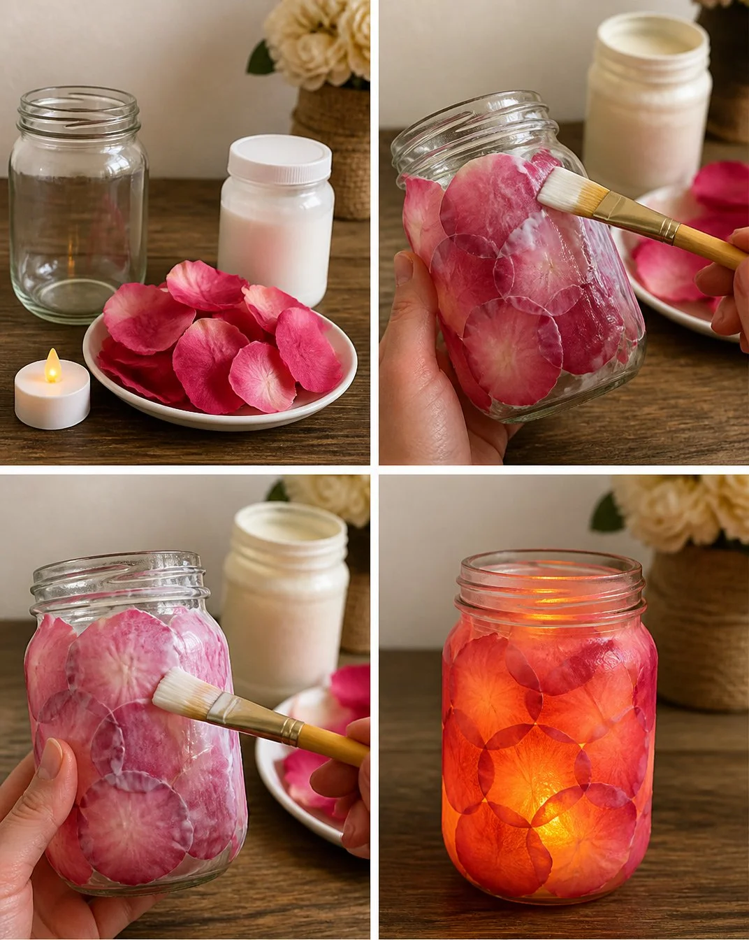 Rose Petal Lantern