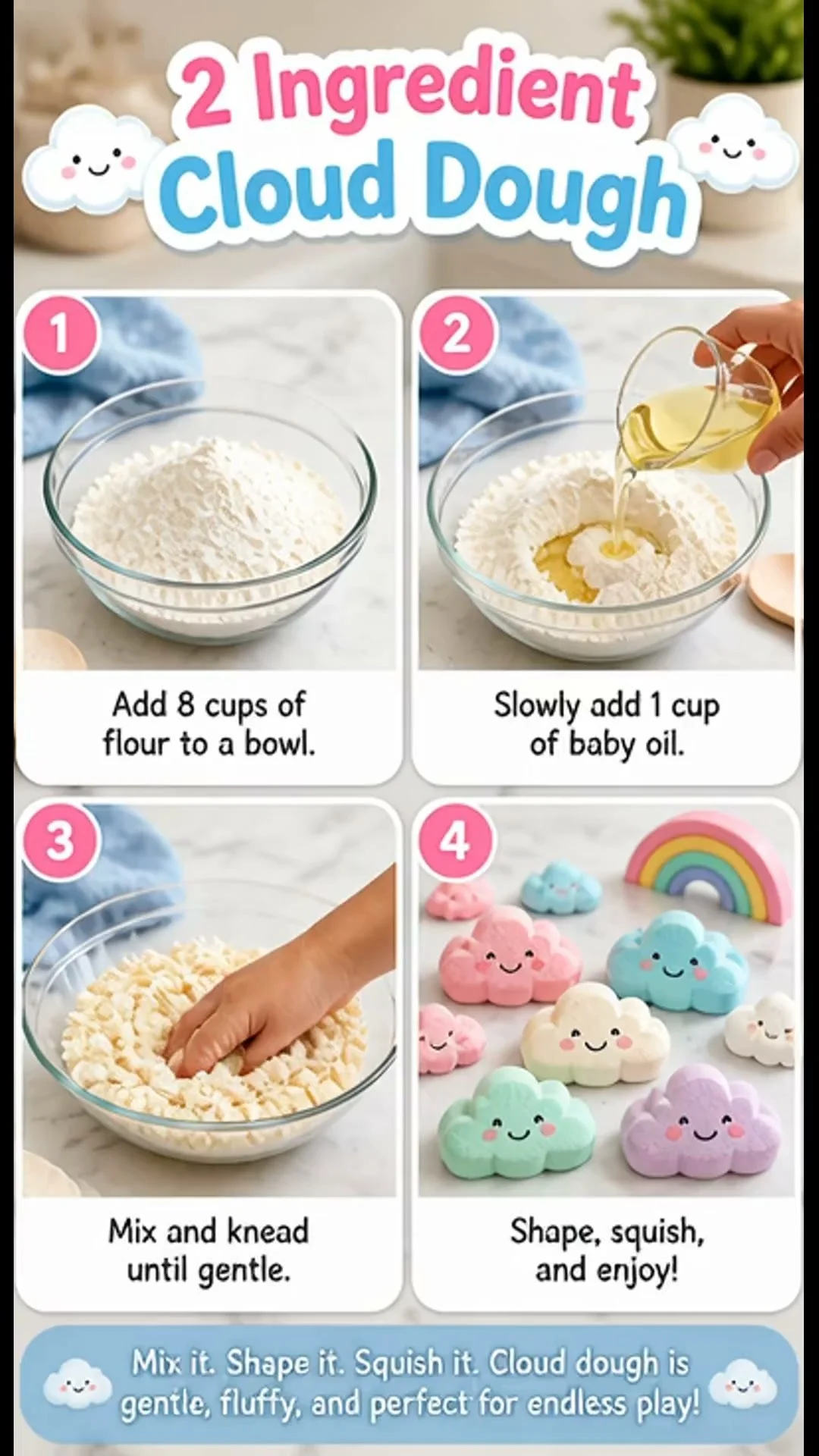 Soft Cloud Dough With Grace 14 Soft Cloud Dough